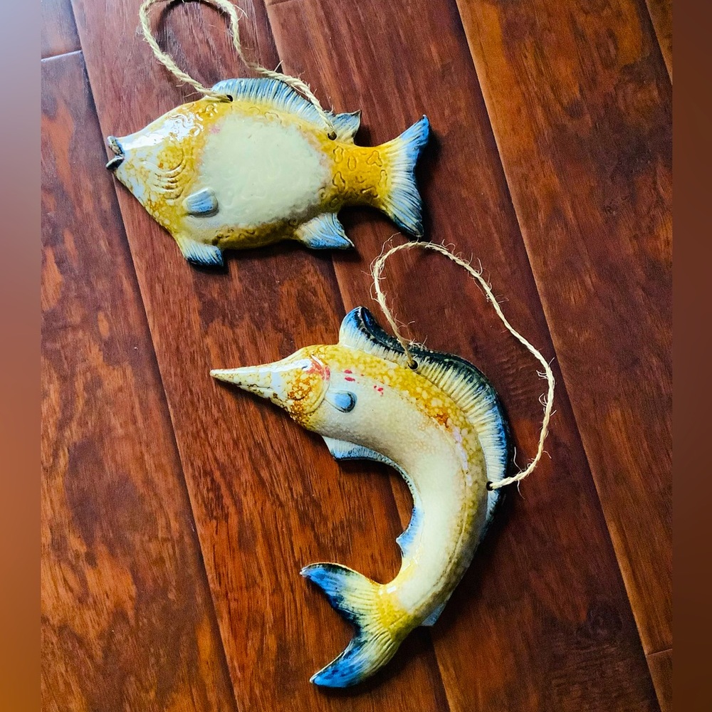 Ceramic FISH wall decor 🐠🐟